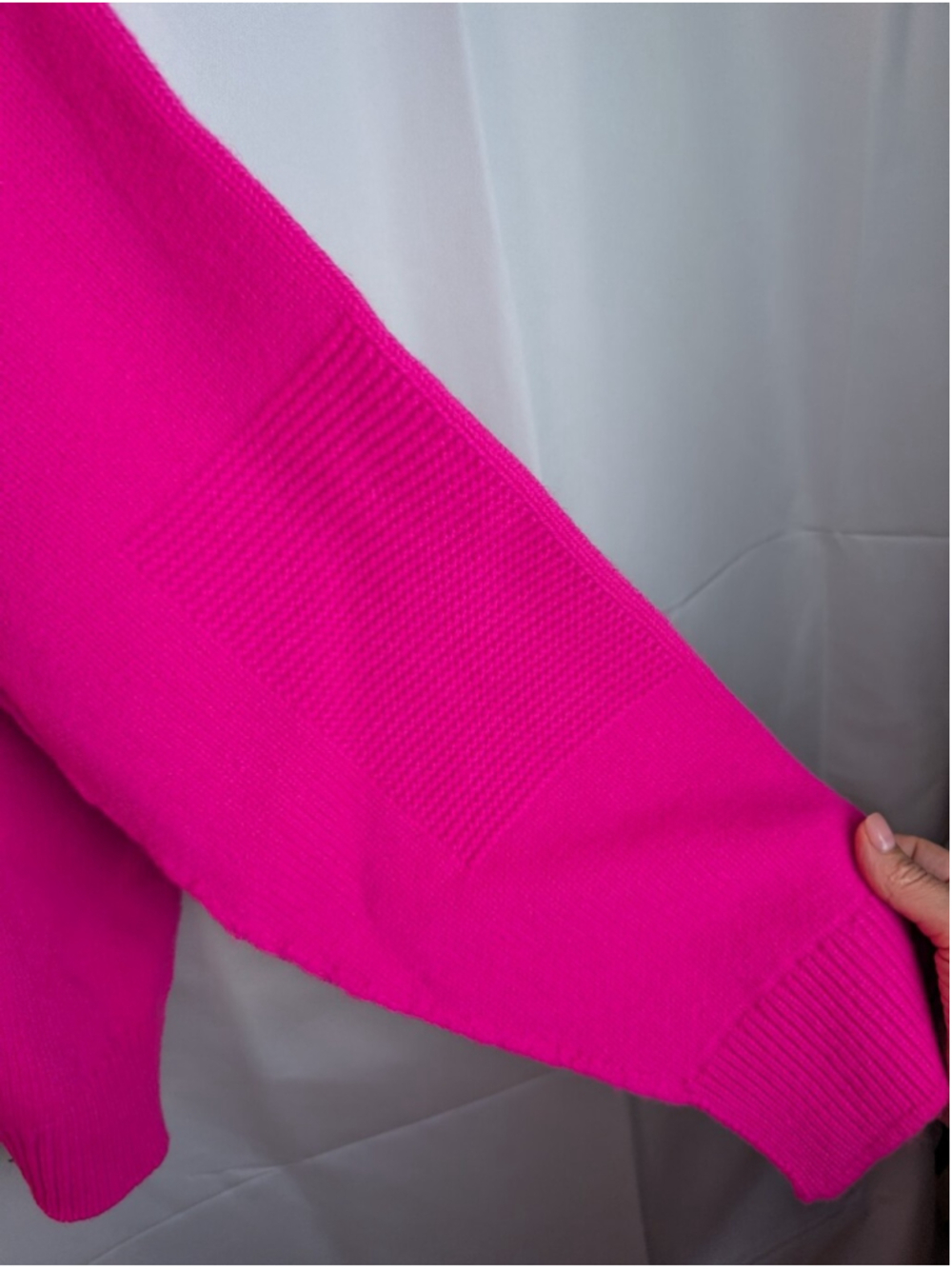 DSQUARED2 Oversized Neon Hot Pink Turtleneck Sweater Knit Luxury Pullover M BNWT - Picture 10 of 14